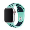 Dual color Breathable Silicone Sport Band Bracelet Watchband replacement Wrist Rubber Strap for Apple iWatch 38mm 40mm 42mm 44mm