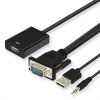 1080P VGA to Supporting HDMI Adapter Cable Male to Male Full HD Conversion Audio& Video Cable for Monitor HDTV Computer