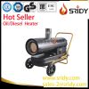 Easily portable 20kw diesel forced air heater with safety overheat thermostat suitable for  every industry 