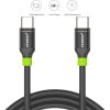 60W Extension Cable PD Cable 5M USB C To USB C 10M Type C PD Fast Charging Cord For Samsung Tablet Macbook iPad  Xiaomi Redmi