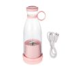 Mini Juicer Cup USB Rechargeable Portable Multifunctional Ice Smoothie Blender 380ML Extracter Fruit Mixer Kitchen Tools