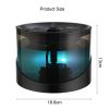 Factory Wholesale High Quality 2.2l Rounded Automatic Pet Water Fountain With Semi-transparent Water Storage Bucket