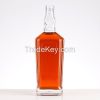 Custom Glass Bottle Logo Printing 500ml Gin Bottle bottle on sale