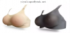 Realistic false silicone breast forms with bra