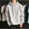 unisex pullover hoodie plain color cheap