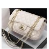 Leather fashion women's bag new trend line diamond chain bag small fragrance style shoulder messenger bag