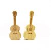 Wooden Guitar USB Flash Drives with Customized logo , 4gb USB With gifts boxes 