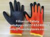 7Gauge Polyester Loop Napping Shell Crinkle Latex Coated Winter Work Gloves Thermal Work Gloves