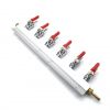 6-Way CO2 Gas Splitter Beer Air Distribution with 1/4 or 5/16 or 3/8 Barb Check Valve Homebrew