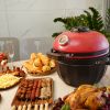 W	orld first patent 2~3 people gas indoor pizza oven ceramic asador tabletop kamado grill