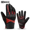 INBIKE Men Outdoor Sport Breathable Shockproof Full Finger Downhill Motocross Motorcycle Gloves IM902