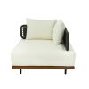 Modern Italian Style Luxury Teakwood Sofa Set | Shinlin Outdoof Furniture SF009