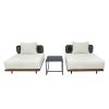 Modern Italian Style Luxury Teakwood Sofa Set | Shinlin Outdoof Furniture SF009