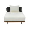 Modern Italian Style Luxury Teakwood Sofa Set | Shinlin Outdoof Furniture SF009