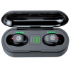 Future Wireless Bluetooth Earphone Headphone Sport Touch Mini Earbuds Stereo Bass Headset with 2000mAh Charging Case Power Bank