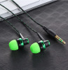 Future Wired Earphone Stereo In-Ear 3.5mm Nylon Weave Cable Earphone Headset With Mic For Laptop Smartphone Gifts