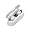 Future Wireless Bluetooth Earphone Headphone Sport Touch Mini Earbuds Stereo Bass Headset with 2000mAh Charging Case Power Bank