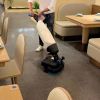 Wireless hand push floor washer