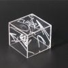 Custom clear acrylic display box with printing