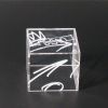 Custom clear acrylic display box with printing