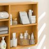 Wall mounted storage box organizer 