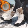 High top cotton boots winter outdoor snow boots Women's fleece thick warm large size waterproof casual sports cotton shoes