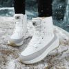 Brand Fashion Warm winter Snow boots Women 2021 Purle snowboots flats