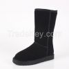 Fashion Botas Mujer Genuine Sheepskin Leather Women's Snow Boots