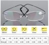 1PC Rimless Reading Glasses Men Women Memory Titanium Presbyopic Eyeglasses High-definition Eyewear Vision Care +1.0~+4.0