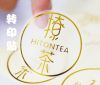 Cosmetics reverse UV frosted PVC self-adhesive label customized food sticker shading anti-counterfei