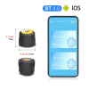 PSD0037.BLE TPMS motorcycle tire pressure monitor, Bluetooth 4.0 supports Android and Apple.