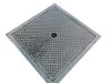 Square ductile iron manhole cover