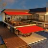 Electric Motorized Manual Retractable Door Awning Sunshade