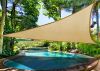 160g/m2 5x5 m/pcs Waterproof Square Sun Shade Sail