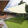 160g/m2 5x5 m/pcs Waterproof Square Sun Shade Sail