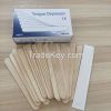 Disposable wooden tongue depressor