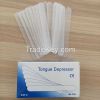 Disposable wooden tongue depressor