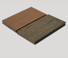 Solid 3D Grain WPC Wood Plastic Composite Decking