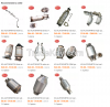 High performance universal round spun catalytic converter with 400cps