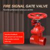 Fire signal gate valve Signal Valve Fire Monitoring Gate Valve Interception state electrical signal monitoring