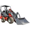 Everun new ER1220 1.2ton agricultural compact mulcher garden diesel bucket small mini front end wheel loader for sale