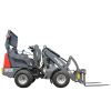 Everun new ER1220 1.2ton agricultural compact mulcher garden diesel bucket small mini front end wheel loader for sale