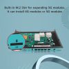 Industrial 256MB RAM 5G CPE Router with M.2 Slot CAT12 CAT16 4G 5G Wifi Router With SIM Card
