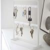 white and black 2 tiers Metal Mobile Phone key holder Sundries Desk Organizer Metal Storage Rack For Office Home