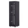 high tempered glass door cabinet rack