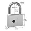  BioLock P70 Smart Padlock (heavy duty type) Bluetooth Tuya Smart Life APP access, Fingerprint ID and backup keys