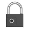  BioLock P70 Smart Padlock (heavy duty type) Bluetooth Tuya Smart Life APP access, Fingerprint ID and backup keys