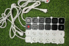 Multiple socket-outlet with USB power / GR/FR/UK/DK type