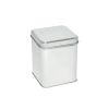 Customized design square airtight tea tin canister food grade printing packing box