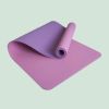 Yoga Mat TPE Mat EVA Mat with postural line laser pattern